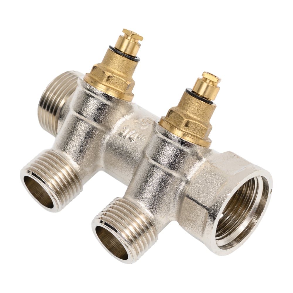 Изображение товара Коллектор с регулирующими клапанами SantechSystems 3/4" 2 выхода 36мм