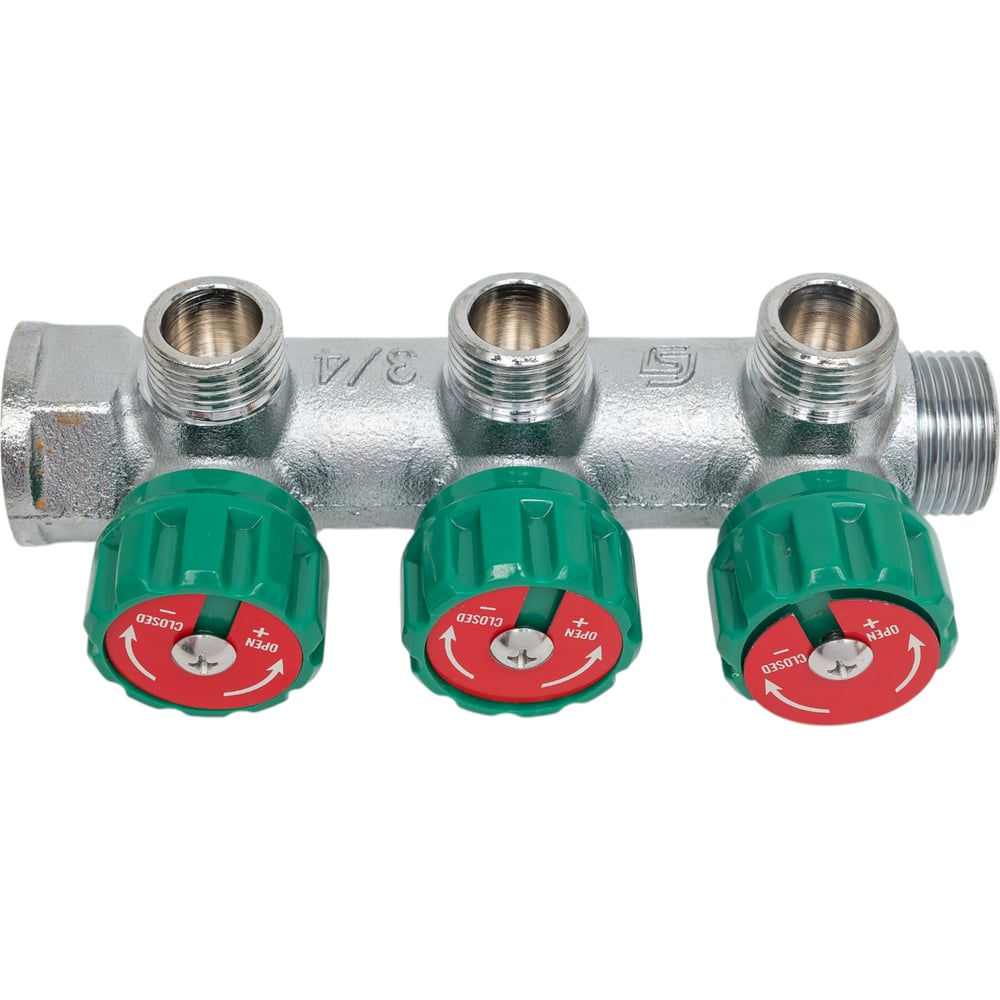 Изображение товара Коллектор SantechSystems с тремя выходами для отопления