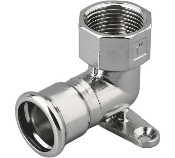 Изображение товара Водорозетка SantechSystems Дн22x3/4" пресс/ВР, нержавеющая сталь AISI 304 129-8971