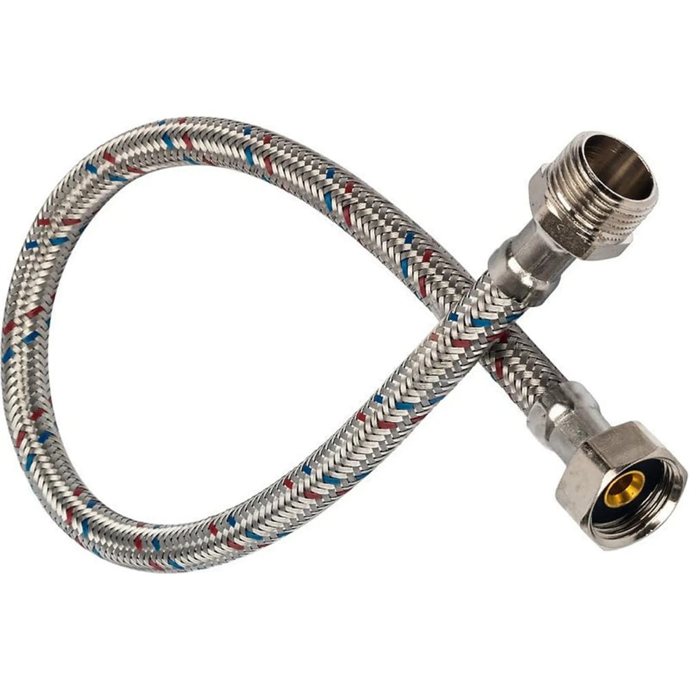 Изображение товара Гибкая подводка для воды Millennium из нержавеющей стали 1/2 дюйма 100 см PVFM12100