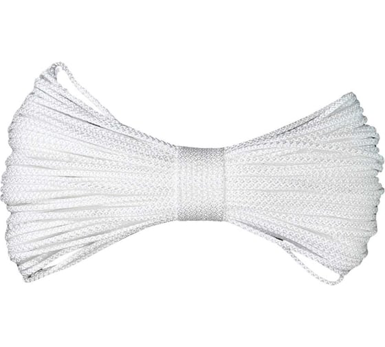 Изображение товара Шнур вязаный полипропиленовый ООО Оптхозторг 3 мм 100 м белый 03831002