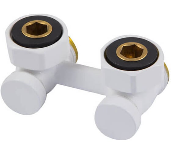 Изображение товара Узел подключения SCHLOSSER G 3/4x3/4 D=50 мм, угловой, белый 600700023