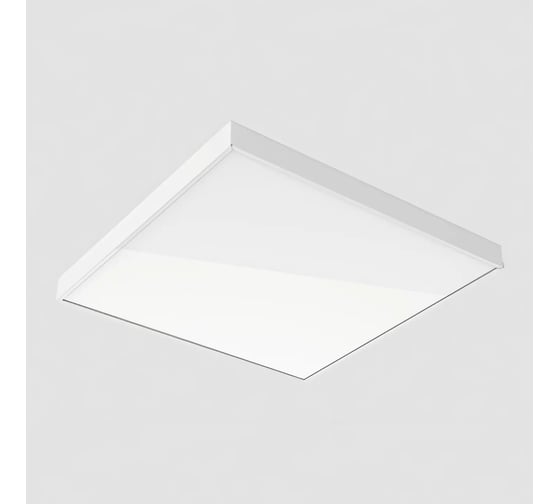 Изображение товара Светодиодный светильник VARTON A070/N офисный накладной 610x610x56 мм 35Вт 4000 K с равномерной засветкой рассеиватель опал IP40 V1-A0-20070-01HG0-4003640