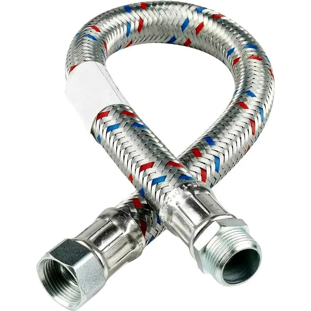 Изображение товара Гибкая подводка для воды Millennium Гигант усиленная 3/4 дюйма 120см нержавейка