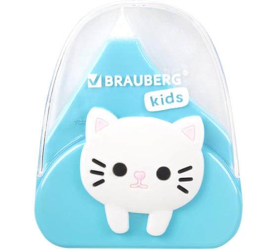 Изображение товара Корректирующая лента BRAUBERG Котенок, 5 мм х 6 м, корпус ассорти, блистер, 272494