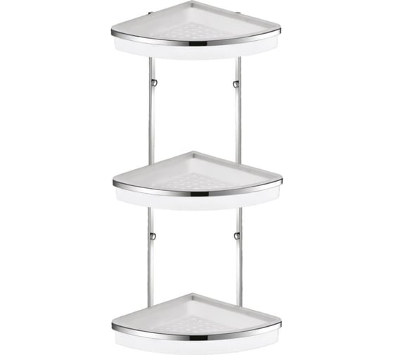 Изображение товара Полка OUTE угловая, настенная, 3-ярусная TL14