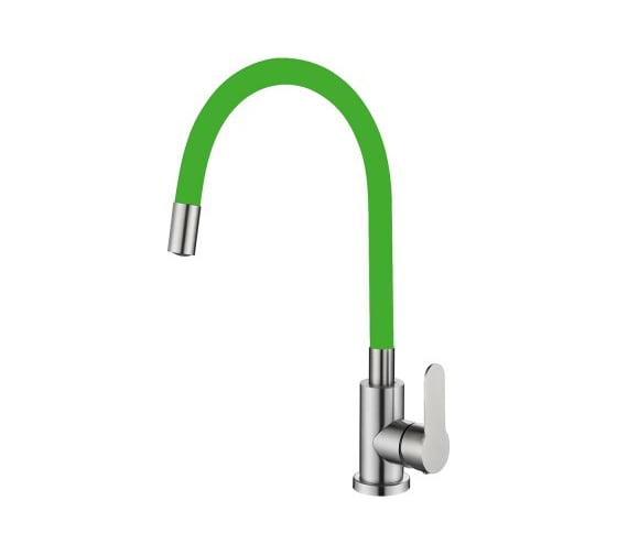 Изображение товара Кухонный смеситель OUTE с гибким изливом, салатовый T40193B-7