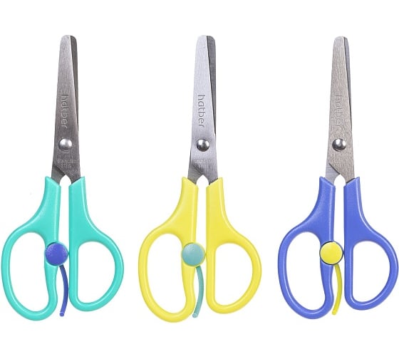 Изображение товара Ножницы HATBER Детские 13.5 см, с усилителем, -Кис-Кис- 072030