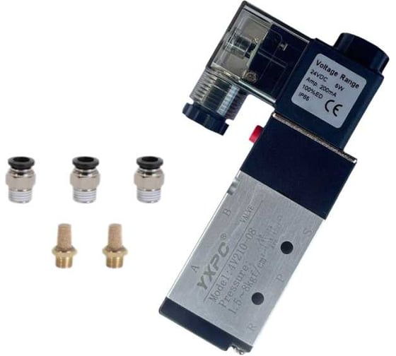 Изображение товара Пневмораспределитель 4V210-08 DC24V ООО СЗЦМ 00-00005078