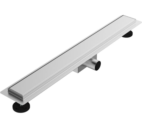 Изображение товара Линейный трап для душа Millennium из нержавеющей стали, 50 см, под плитку, с сухим гидрозатвором TLN2105