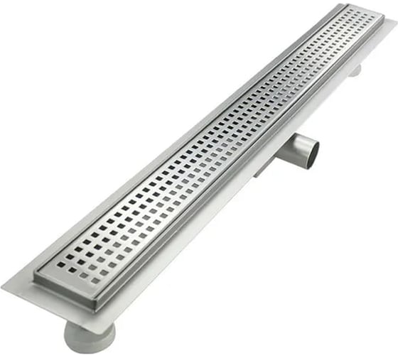 Изображение товара Линейный трап для душа Millennium из нержавеющей стали, с сухим гидрозатвором, 50 см TLN0405