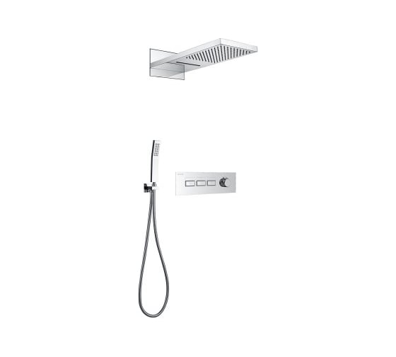 Изображение товара Душевая система OUTE скрытый монтаж, встраиваемый смеситель из латуни, хром T960