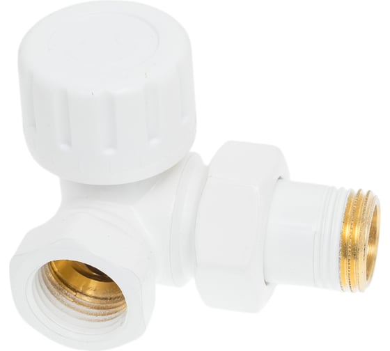 Изображение товара Комплект осевой SCHLOSSER DN15 правый, GZ1/2xGW1/2 с головкой Мини M30x1.5, белый 602200066