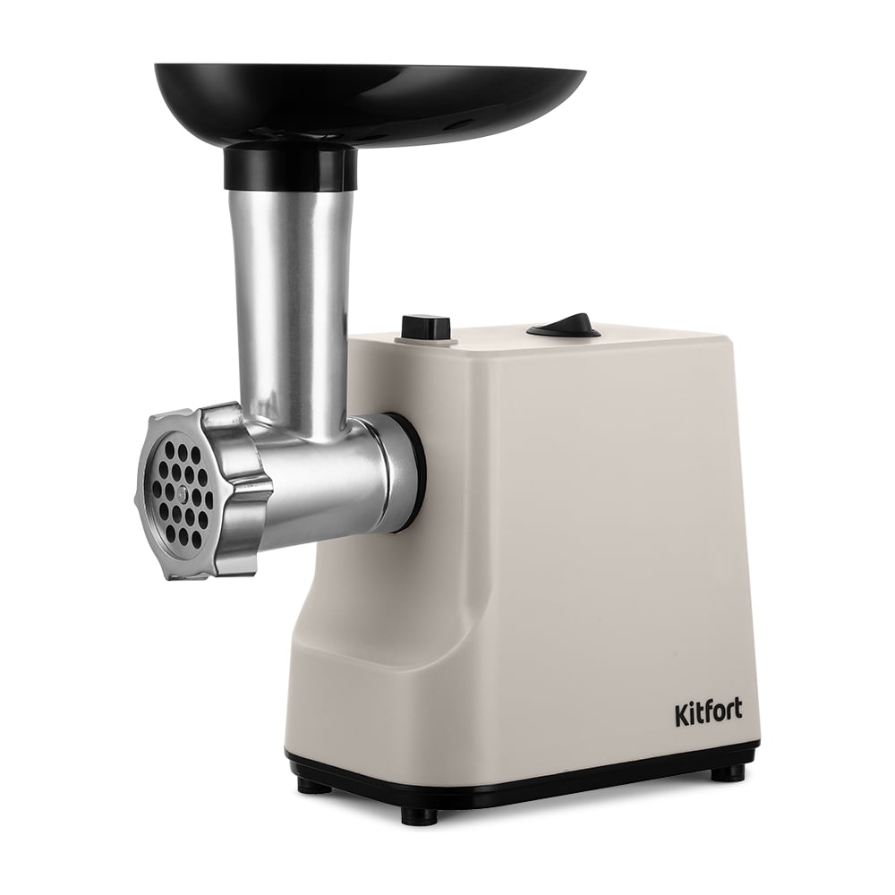 Изображение товара Мясорубка KITFORT КТ-2126 мощная домашняя мясорубка с насадками для колбас и кеббе
