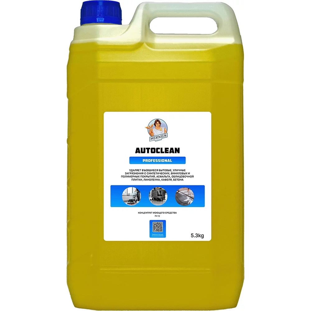 Изображение товара Средство для автоматической мойки пола Hermes industry Professional Autoclean 5.3 л