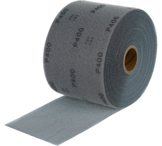 Изображение товара Шлифовальный материал SUN NET CERAMIC X713T в рулонах 115 мм х 10 м, на липучке, сетка, P 400 SUNMIGHT 35516