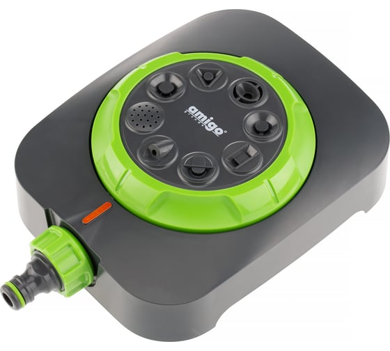 Изображение товара Дождеватель AMIGO 8 режимов полива, пластик 79629