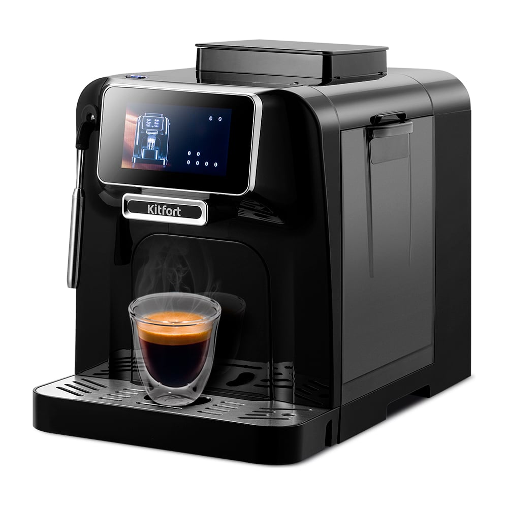 Изображение товара Автоматическая кофемашина KITFORT КТ-7472 с режимами эспрессо и капучино