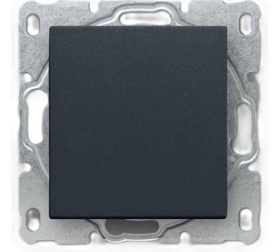 Изображение товара Выключатель Metronex Electric Roma Grafit одноклавишный без рамки FVK010115GRA