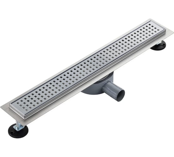 Изображение товара Линейный трап для душа Millennium из нержавеющей стали, с сухим поворотным гидрозатвором, 70 см TLN0407-360