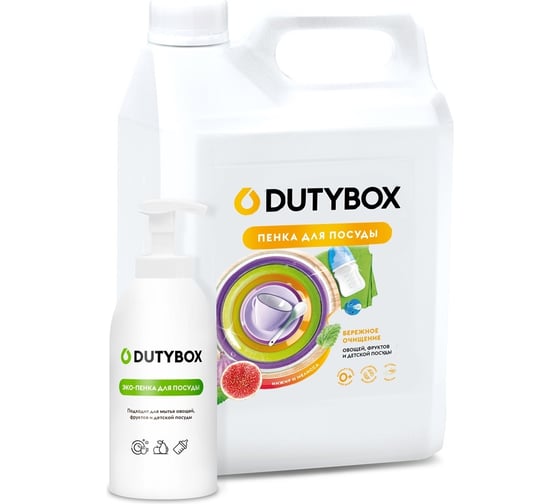 Изображение товара Пенка для мытья посуды DUTYBOX 5 л + дозатор в комплекте db-5192
