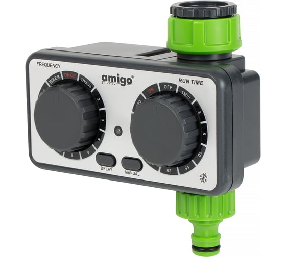 Изображение товара Таймер для полива с датчиком дождя AMIGO 79932