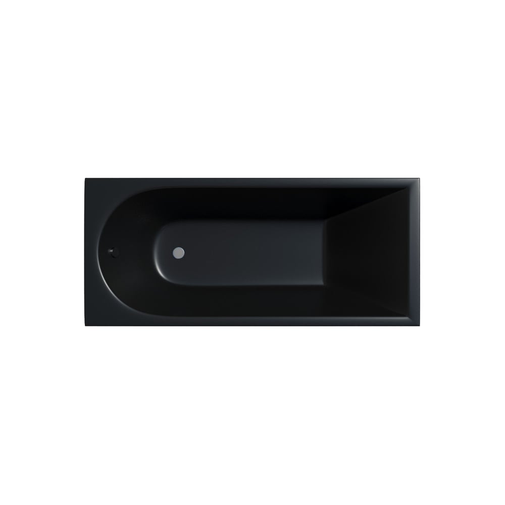Изображение товара Прямоугольная акриловая ванна Corpa Nera Francesca 180х80 черный матовый