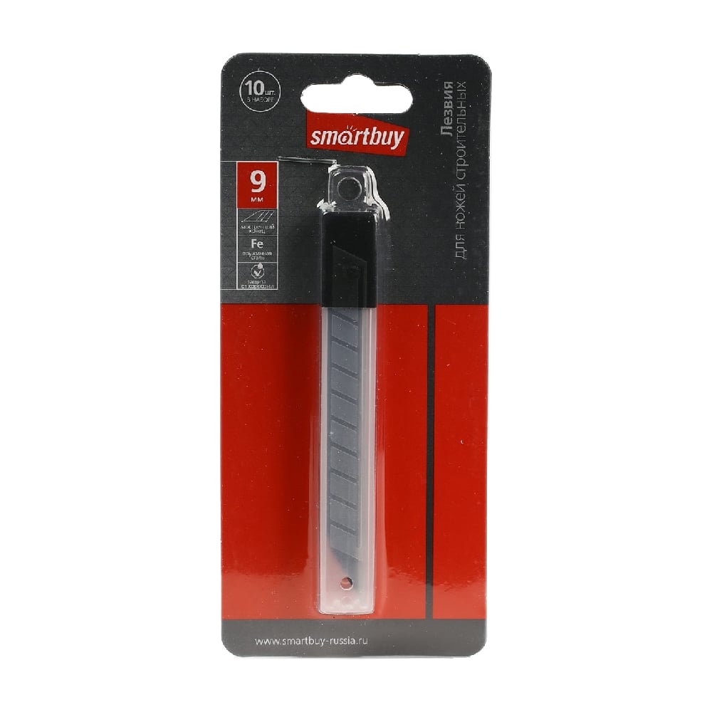 Сменные отламывающиеся лезвия для ножей строительных Smartbuy лезвия отламывающиеся сменные 10 шт 9 мм для ножей строительных smartbuy sbt skt 9