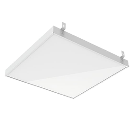 Изображение товара Светодиодный светильник VARTON GR070 2.0 30 Вт 6500 K 588x588x50 мм с планками для подвеса с призматическим расеивателем белый IP40 V1-R3-00010-31PR0-2003065