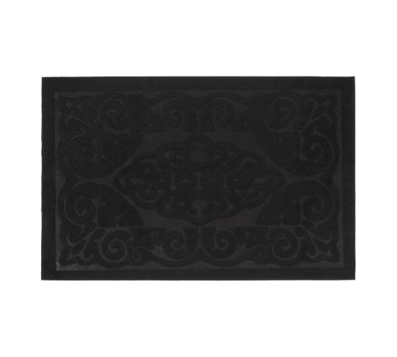 Изображение товара Придверный коврик Доляна Восточная сказка без окантовки, 38х58 см, цвет чёрный 3567150