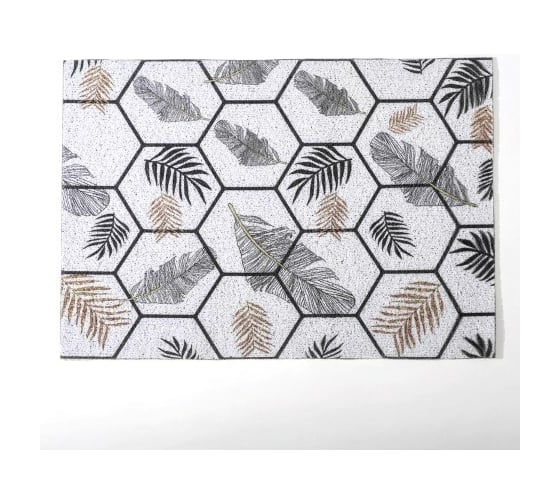 Изображение товара Придверный коврик Доляна Топ 60х90 см, цвет серый 5413828