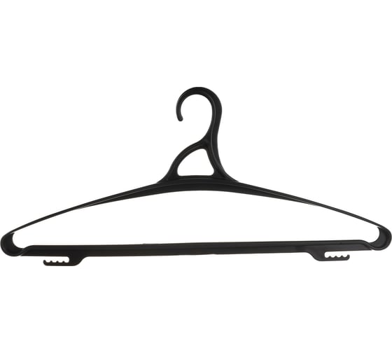 Изображение товара Вешалка для одежды Бытпласт размер 48-50 черный 431202213