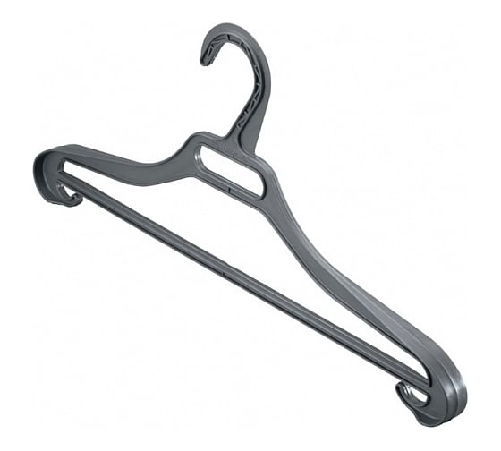 Изображение товара Вешалка для одежды Бытпласт размер 48-50, черный 431209413