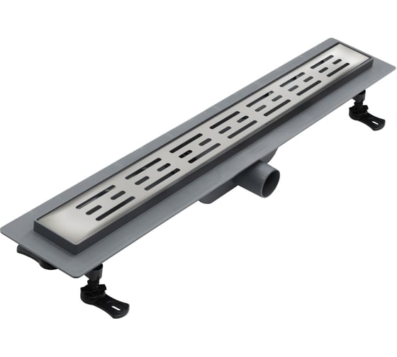 Изображение товара Линейный трап пластиковый для душа Millennium 80 см, решётка BASE, с сухим гидрозатвором TLPB4008