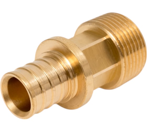 Изображение товара Муфта аксиальная Millennium для труб из сшитого полиэтилена, с наружней резьбой ф20x2.8 - 3/4" MSPM2034