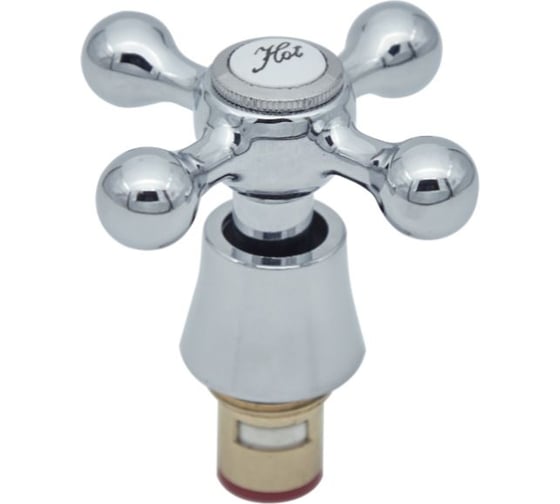 Изображение товара Кран-букса FASHUN с вентилем в сборе 2 штуки, с керамическими запорными элементами для холодной/горячей воды A0019