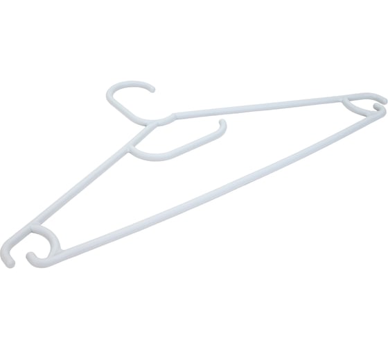 Изображение товара Комплект вешалок для легкой одежды Бытпласт размер 48, светло-серый, 3 шт 431235430