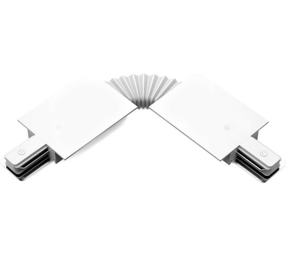 Изображение товара GAUSS Коннектор для встраиваемых трековых шинопроводов гибкий белый 1/50 TR142