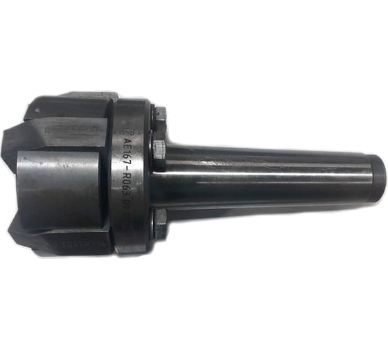 Изображение товара Фреза концевая торцовая AE167-R063.09.05.MT4 (63 мм; Z5; хвостовик КМ4) с механическим креплением 5-гранных пластин PN 110408 Русский Инструмент ri.302.4