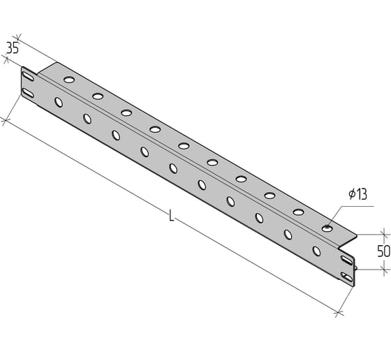 Изображение товара Швеллер MULTICOLOR MF (600) (ШхВ) Sоц 1,5 мм MLT.UMK.SMF.600.75