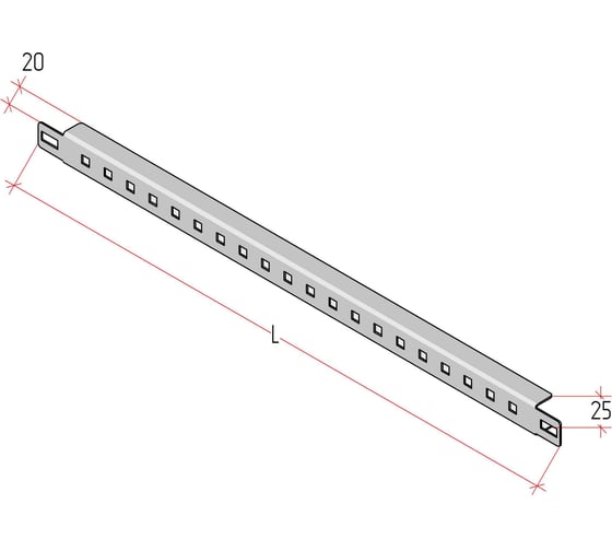 Изображение товара Швеллер MULTICOLOR MP (1000) (ШхВ) Sоц 1,5 мм MLT.UMK.SMP.1000.75