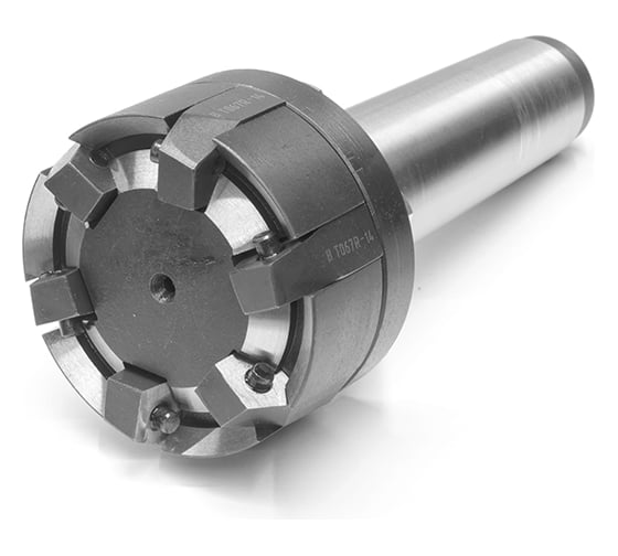 Изображение товара Фреза концевая торцовая AE167-R080.09.06.MT5 (80 мм; Z6; хвостовик КМ5) с механическим креплением 5-гранных пластин PN 110408 Русский Инструмент ri.302.7