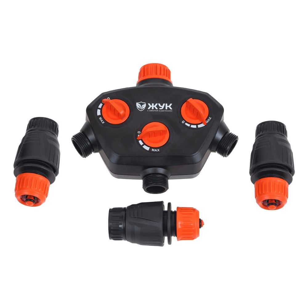 Изображение товара Распределитель для полива с набором коннекторов 1/2 Жук 4630035339392
