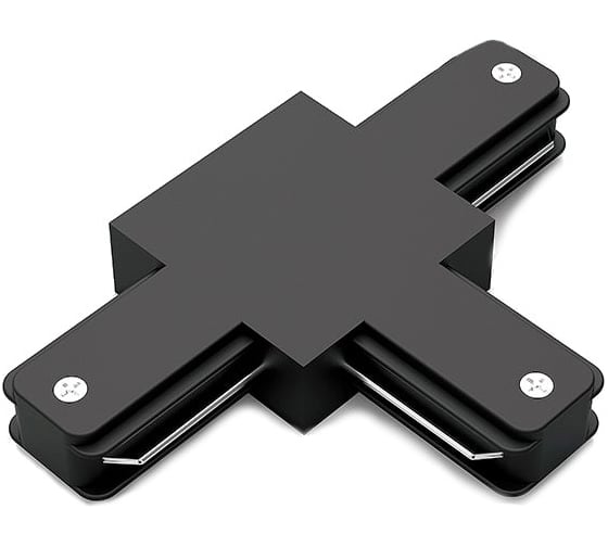 Изображение товара Коннектор для трековых шинопроводов GAUSS черный 1/50 TR109