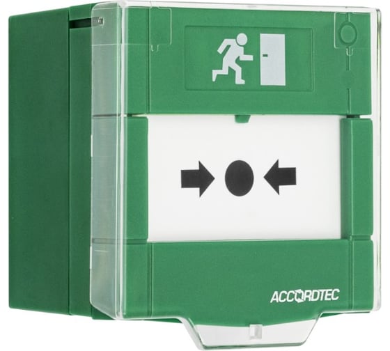 Изображение товара Устройство аварийной разблокировки (кнопка выхода) ACCORDTEC AT-H200-GN AT-05615