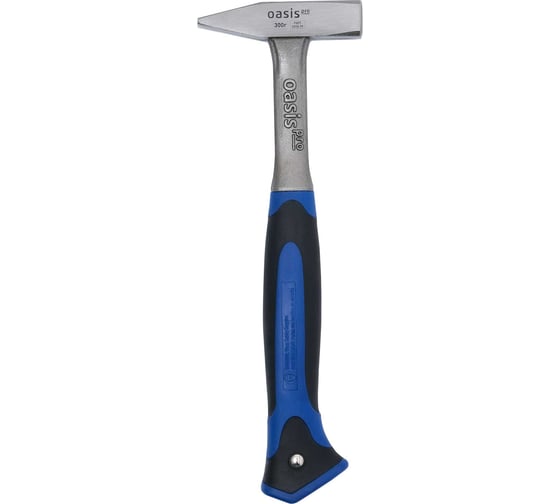 Изображение товара Слесарный молоток OASIS цельнокованый с обрезиненной рукояткой Pro 300 г 103010601001