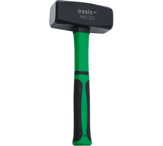 Изображение товара Кувалда с обрезиненной фибергласовой рукояткой OASIS Eco 1000 г 103010801007