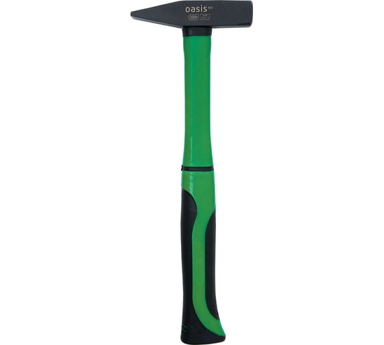 Изображение товара Слесарный молоток OASIS с обрезиненной фибергласовой рукояткой Eco 300 г 103010602002