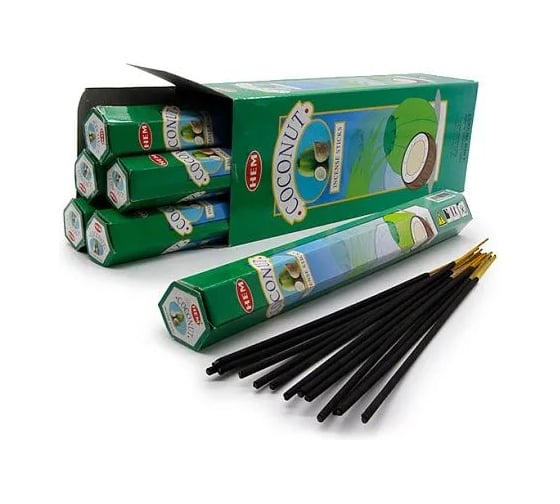 Изображение товара Благовония HEM COCONUT Кокосовый орех 20 палочек 61-COC