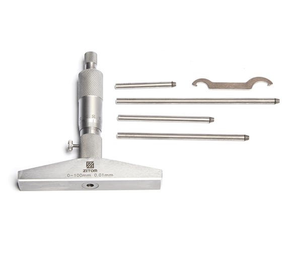 Изображение товара Глубиномер ZITOM ГМ 100 ГОСТ 7470-92 kj00004